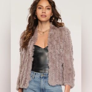 NWT Heartloom fur jacket. Brand New! Retail $219 plus tax